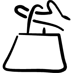 Shopping Bag Tag 1 Icon from Freehand Set