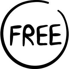 Tag Free Circle Icon from Freehand Set