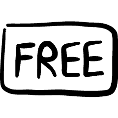 Tag Free Rectangle Icon from Freehand Set