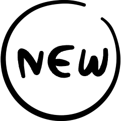 Tag New Circle Icon from Freehand Set