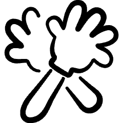 Clap Stick Icon from Freehand Set