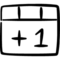 Like Plus One Icon from Freehand Set