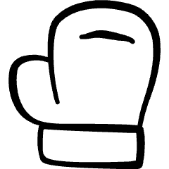 Boxing Glove 1 Icon from Freehand Set