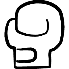 Boxing Glove Icon from Freehand Set