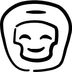 Boxing Head Guard Icon from Freehand Set