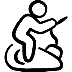 Fitness Bicycle 2 Icon from Freehand Set