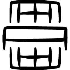 Tennis Net Icon from Freehand Set