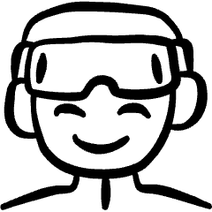 Sport Diver Icon from Freehand Set