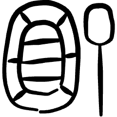 Sport Rafting Equipment 2 Icon from Freehand Set