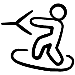 Sport Water Wakeboarding 1 Icon from Freehand Set