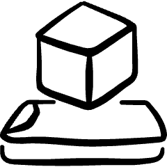 Ar App 3d Visual Phone 1 Icon from Freehand Set