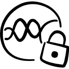 Command Access Siri Lock Icon from Freehand Set