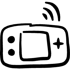 Iot Technology Gaming Device Icon from Freehand Set