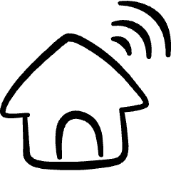 Iot Technology House Icon from Freehand Set