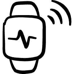 Iot Technology Wearable Device Icon from Freehand Set