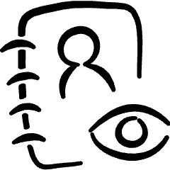 Privacy User Content Tracking Icon from Freehand Set