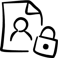 Privacy User Profile Lock 1 Icon from Freehand Set