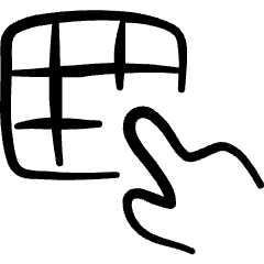 Smart House Door Pin 2 Icon from Freehand Set