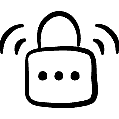 Smart House Smart Lock Icon from Freehand Set