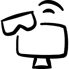 Virtual Reality Vr Wireless Connect Icon from Freehand Set