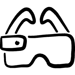 Wearable Device Smart Glasses 1 Icon from Freehand Set