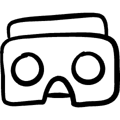Wearable Device Vr 1 Icon from Freehand Set