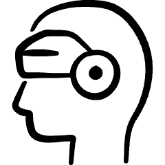 Wearable Device Vr 2 Icon from Freehand Set