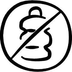 Characteristic Product Non Plastic Bottle Icon from Freehand Set