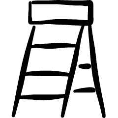 Equipment Ladder Icon from Freehand Set