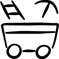 Equipment Wagon Tools Icon from Freehand Set