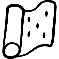 Material Carpet Icon from Freehand Set