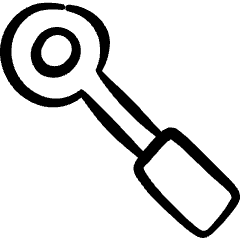 Tools Crescent Wrench Icon from Freehand Set