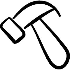 Tools Hammer 3 Icon from Freehand Set