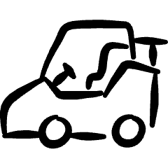 Adventure Car Atv Icon from Freehand Set