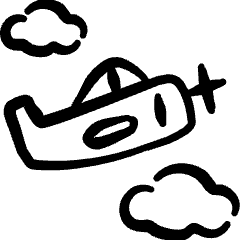 Aircraft Propeller 2 Icon from Freehand Set