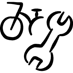 Bicycle Maintenance Icon from Freehand Set