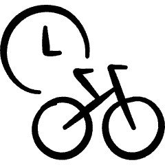 Bicycle Rental Peroid Icon from Freehand Set