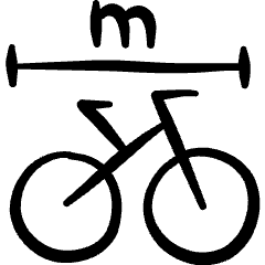 Bicycle Size Length Icon from Freehand Set