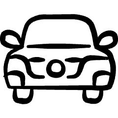 Car 3 Icon from Freehand Set