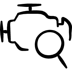 Engines Diagnostic Icon from Freehand Set