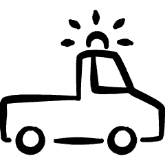 Car Repair Emergency Light Icon from Freehand Set