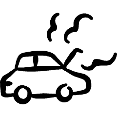 Car Repair Engine Icon from Freehand Set