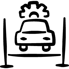 Car Repair Lift 1 Icon from Freehand Set