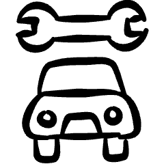 Car Repair Service Icon from Freehand Set
