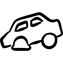 Car Repair Tire Icon from Freehand Set