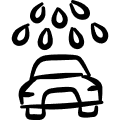 Car Repair Wash Icon from Freehand Set