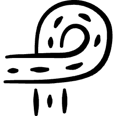 Road Curvy Icon from Freehand Set