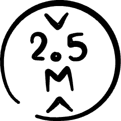 Road Sign 2.5m High Icon from Freehand Set