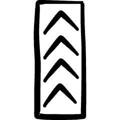 Road Sign Light Guide Icon from Freehand Set