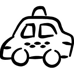 Taxi 1 Icon from Freehand Set